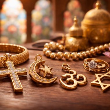 Ce simbolizează bijuteriile din aur în religii diferite?