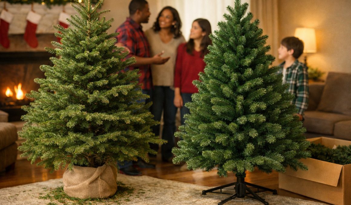 Brad artificial sau brad natural? Care este alegerea mai bună pentru familia ta?